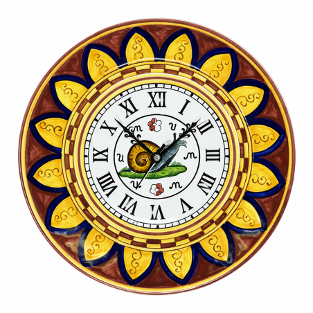 Round wall clock 12" Palio di Siena - Chiocciola