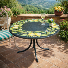 Amalfi Lava Stone Table