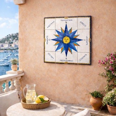Pannello decorativo 80x80cm Rosa dei Venti