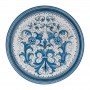 Wall Platter Turquoise Ricco Deruta